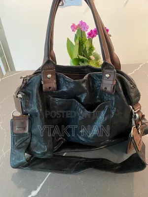 Vintage Leather Tote Bag