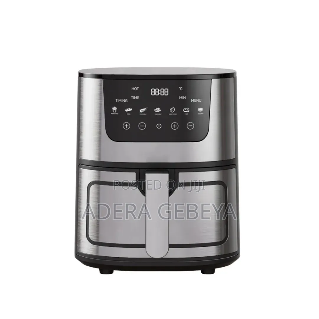 Air Fryer ከ 80% በላይ የዘይት ፍጆታ የሚቀንስ ለጤና ተመራጭ 2800 W 7 ሊትር