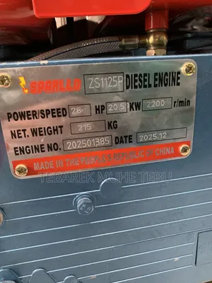 Sparllo ZS1125P Diesel Engine 28HP – 2200rpm, Brand New
