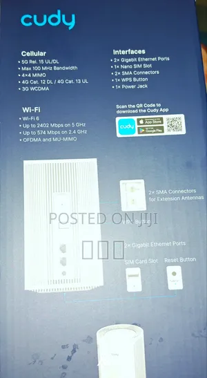 Cudy P2 AX3000 5G Router WiFi 6 – Sim Card