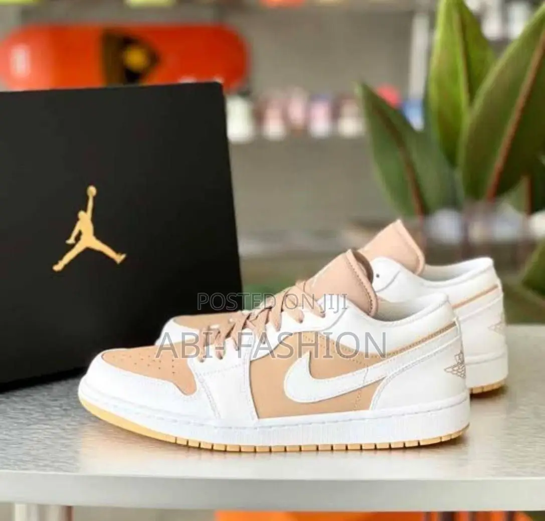 Nike Air Jordan 1 Hemp White Low Shoes – New Arrival
