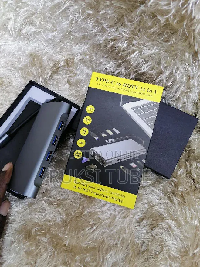 Type-C to HDTV 11 in 1 Adapter