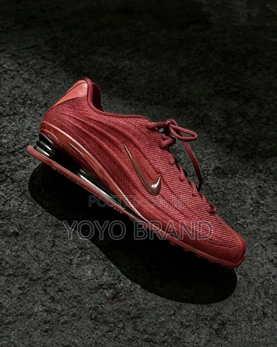 Nike Shox Z " Dark Team Red" Unisex Fashion Sneakers