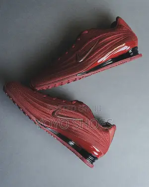 Nike Shox Z " Dark Team Red" Unisex Fashion Sneakers
