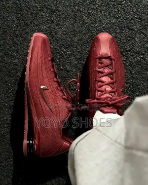 Nike Shox Z " Dark Team Red" Unisex Fashion Sneakers