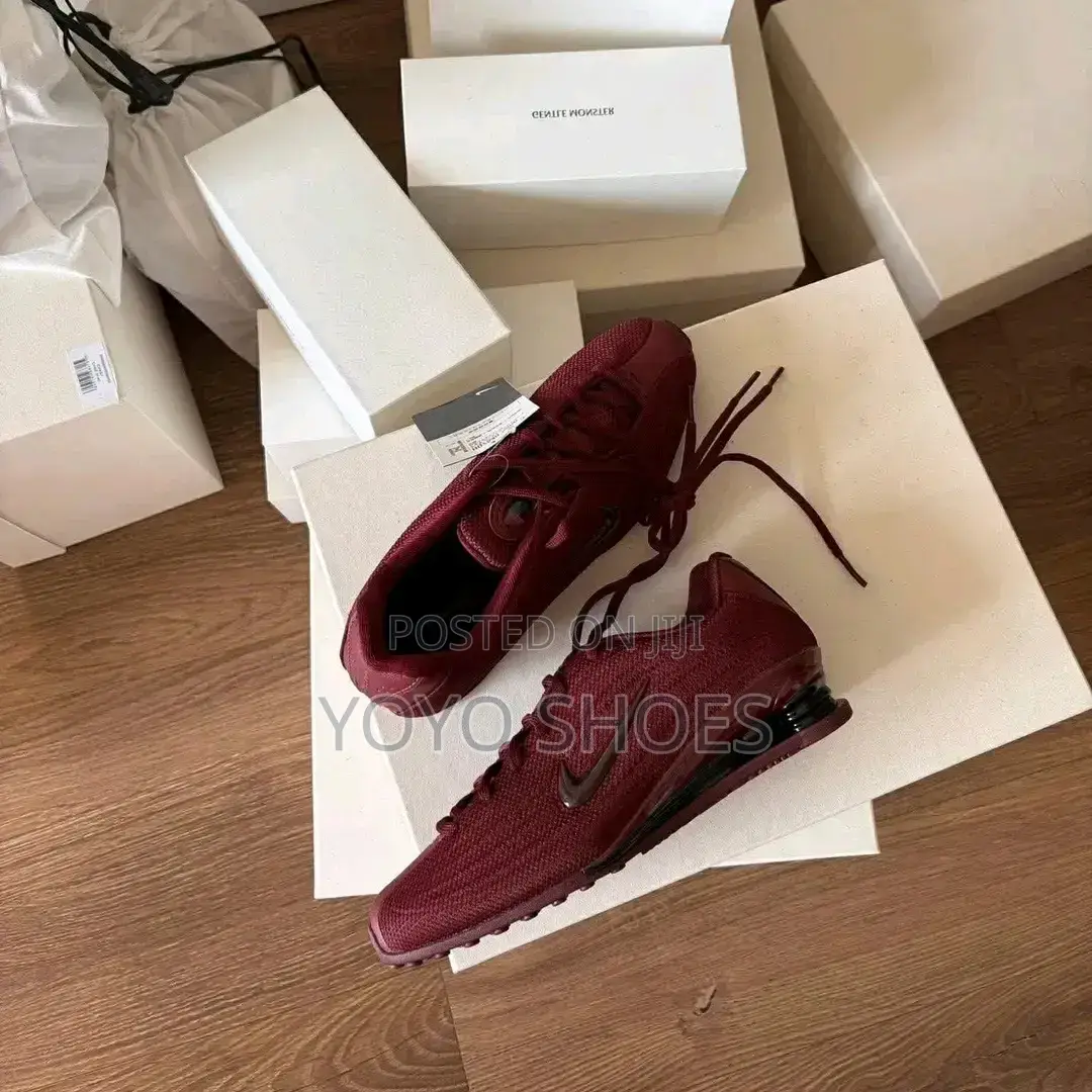 Nike Shox Z " Dark Team Red" Unisex Fashion Sneakers