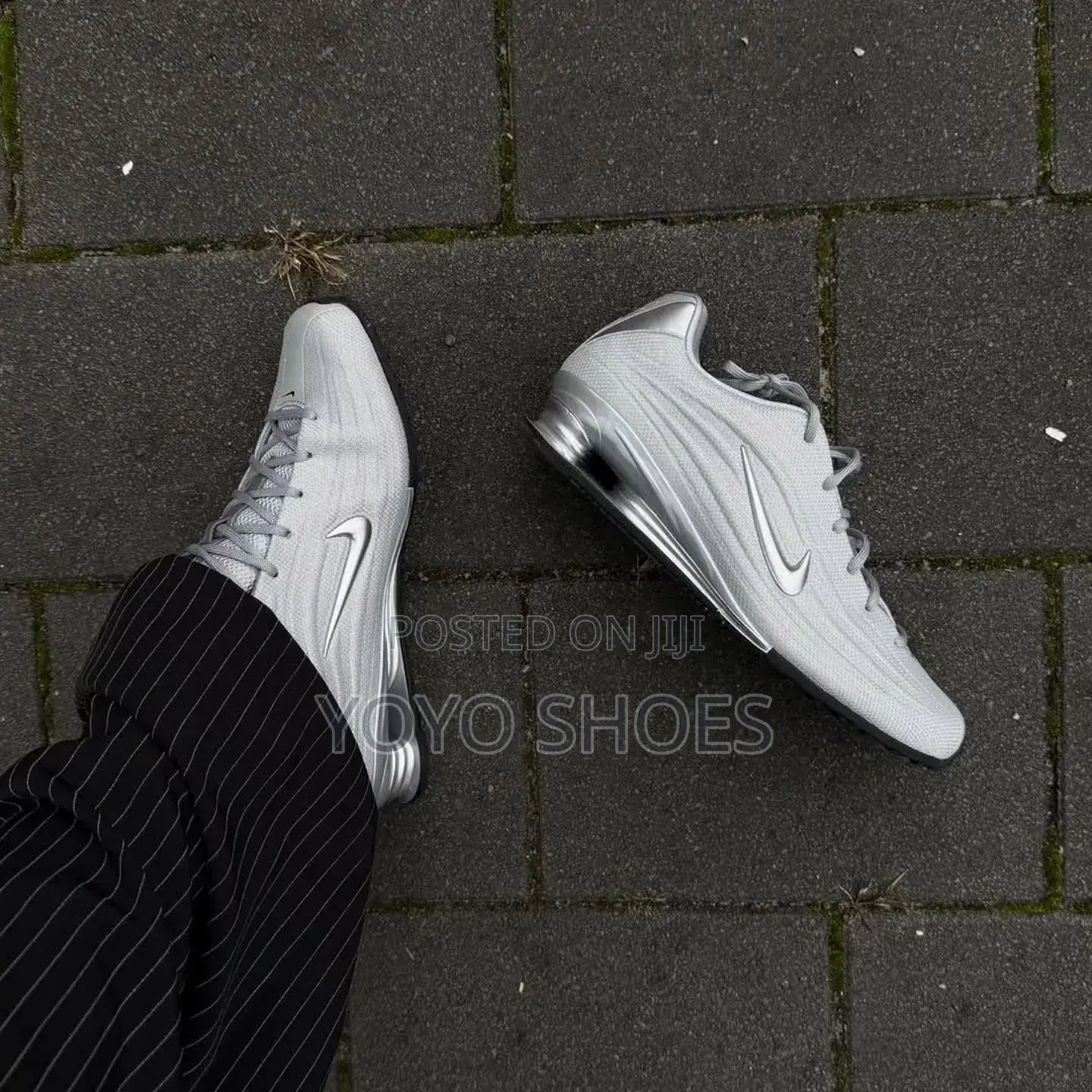Nike Shox Z Metallic Silver /Black Unisex Fashion Sneaker