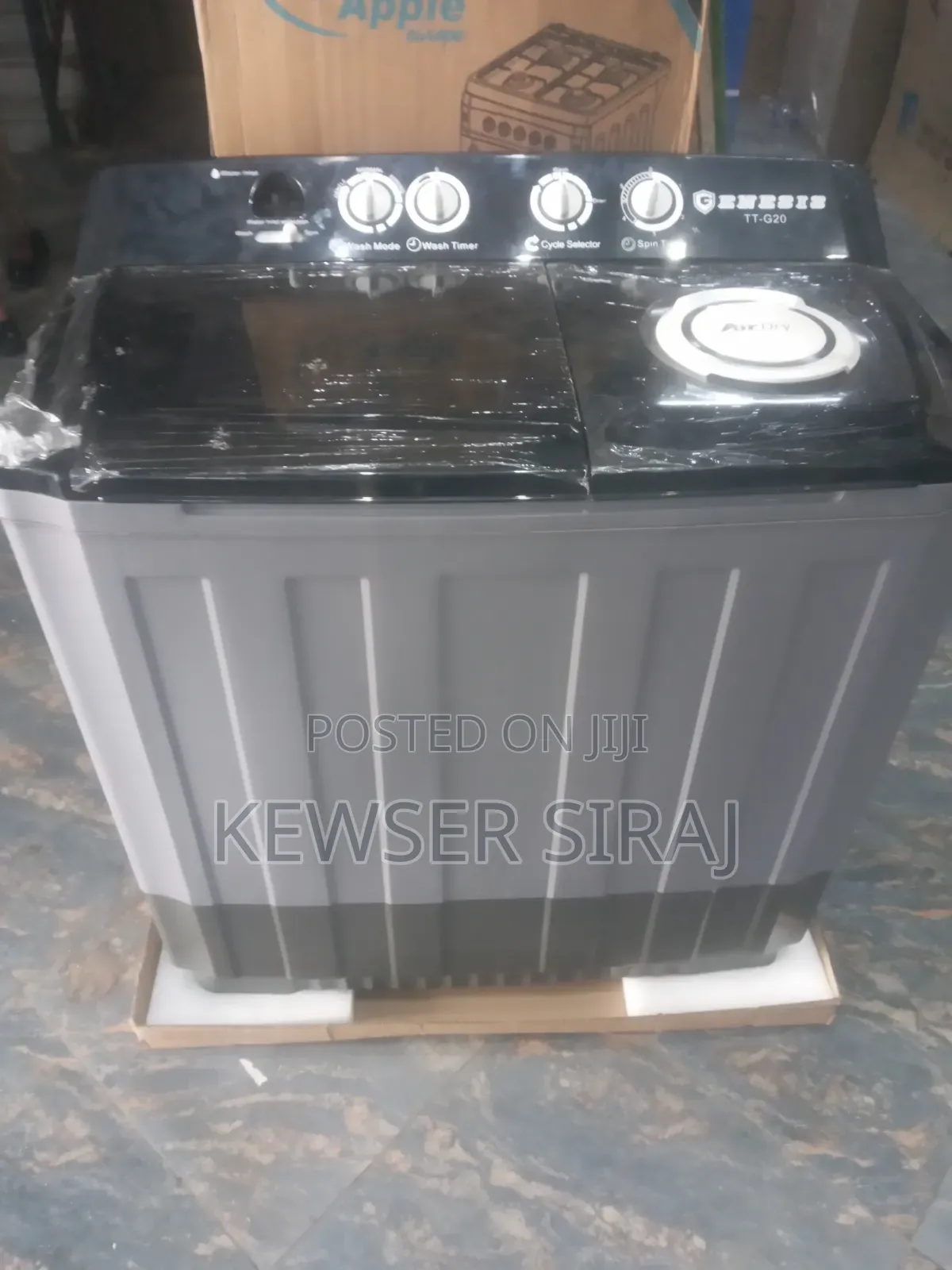 GENESIS 20KG የልብስ ማጠቢያ ማሽኝ Manual SYSTEM