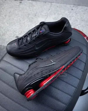 Nike Shox Z "Black/University Red" Unisex Fashion Sneaker
