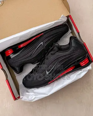 Nike Shox Z "Black/University Red" Unisex Fashion Sneaker
