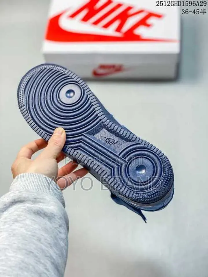 Nike Air Force 1 Mid X Supreme Blue/Black Unisex Sneakers