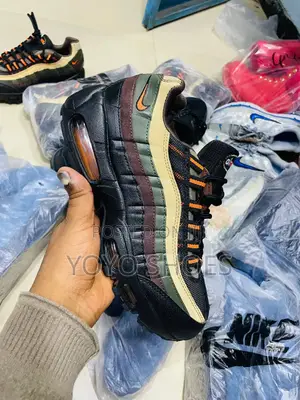 Nike Air Max 95 "Dark Army" Bright Orange Unisex Sneaker