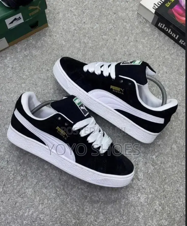 Puma Suede XL Classic Black White Men's Fashion Sneaker