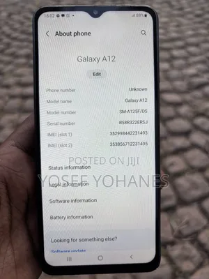 Samsung Galaxy A12 Nacho 64 GB Black