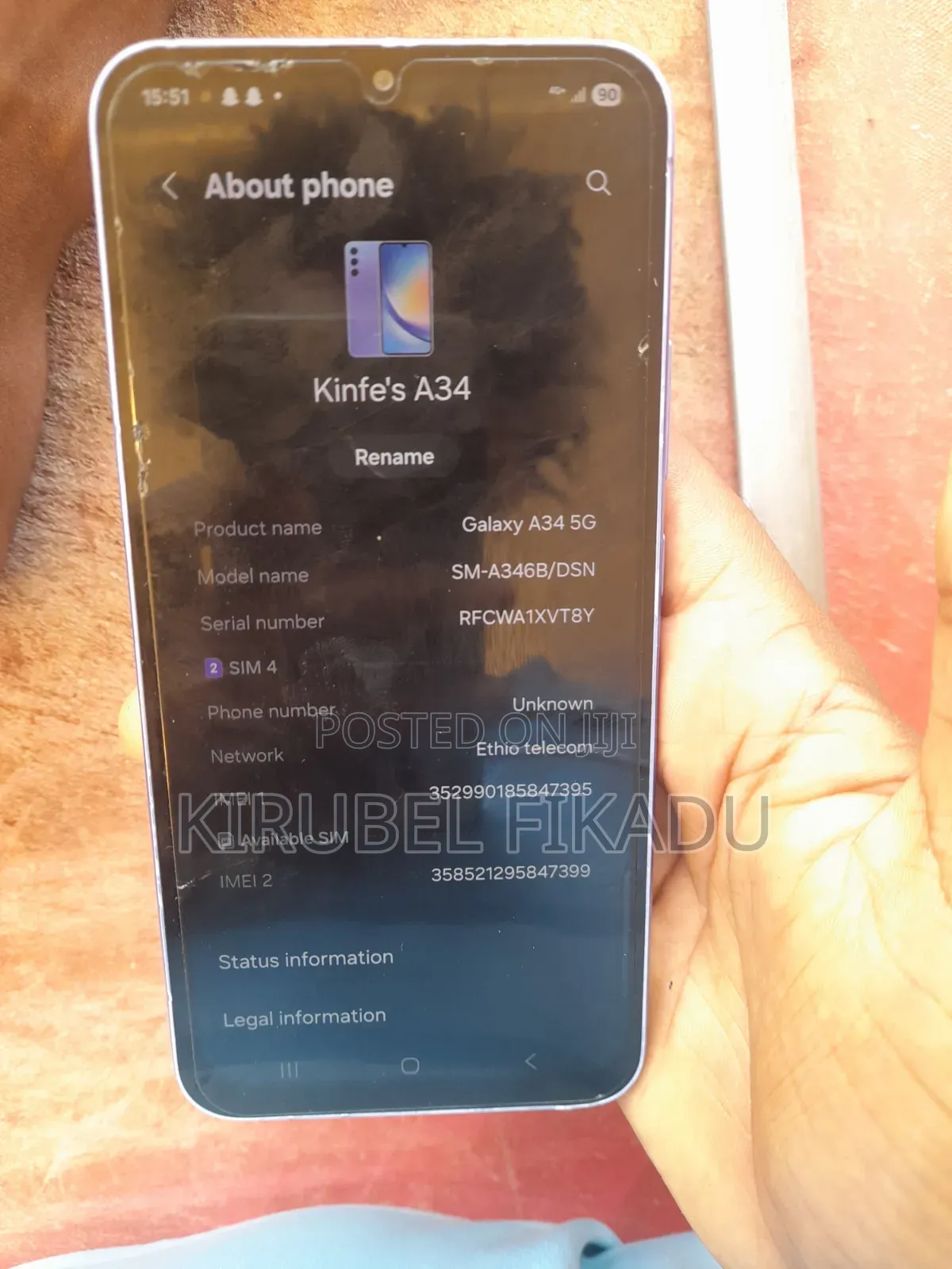 Samsung Galaxy A34 5G 128 GB Blue