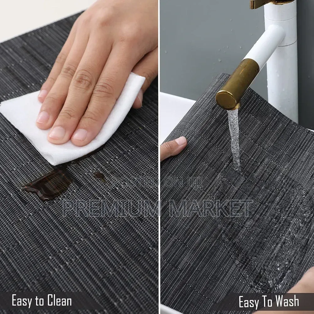 Table Mat With Runner and 6 Mats የጠረፔዛ ንጣፍ ከነ ራነር