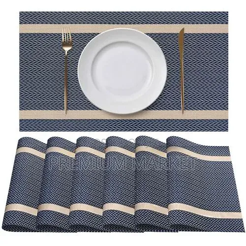 Table Mat With Runner and 6 Mats የጠረፔዛ ንጣፍ ከነ ራነር