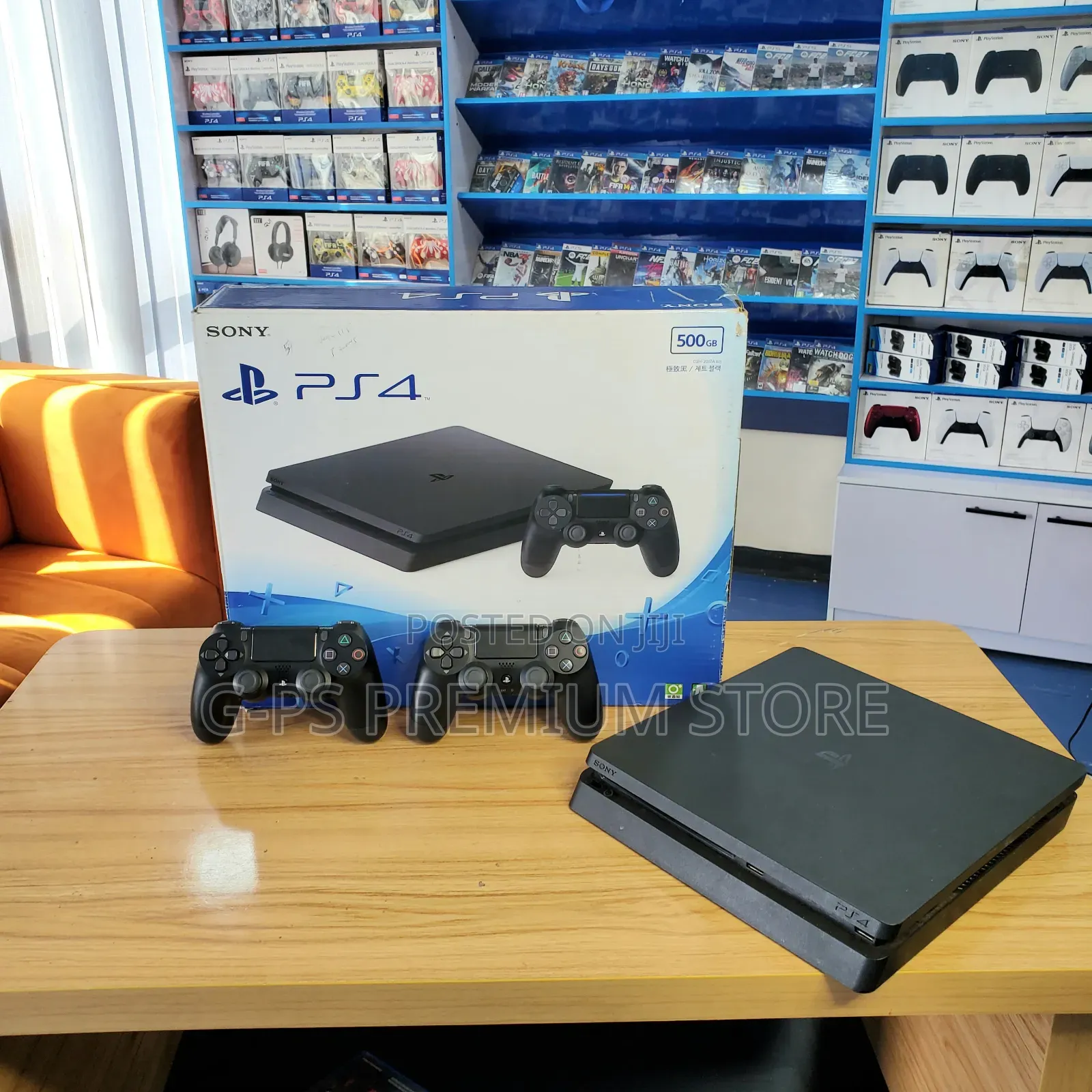 PlayStation 4 Slim Jailbreak + 2 Original Joystick 10 Games በExchange