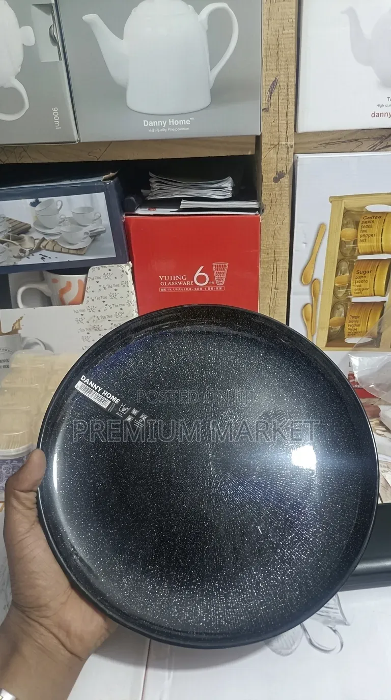 Porcelain Plate DANNY HOME የሸክላ መመገቢያ ሳሃን 12psc