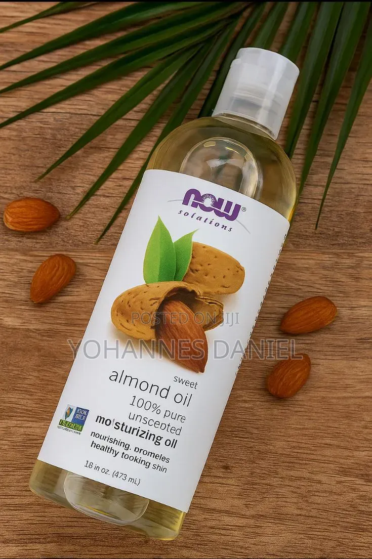 NOW Solutions Sweet Almond Oil 100% Pure Moisturizing Oil 473ml