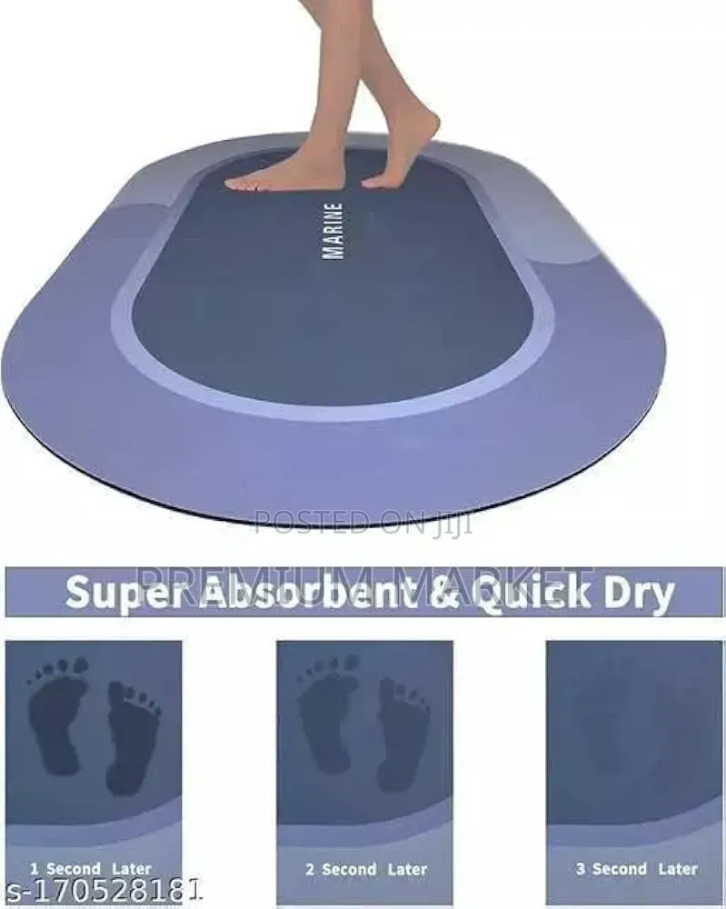 Bathroom Mat Premium Quality ከፍተኛ ዉሃን የሚመጥ ጠንካራ ምንጣፍ