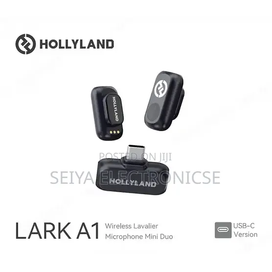#Hollyland Lark A1 Wireless Lavalier Microphone (Mini Duo, USB-C