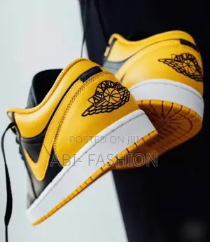 Nike Air Jordan 1 Low Yellow Orchid Shoes – New Arrival
