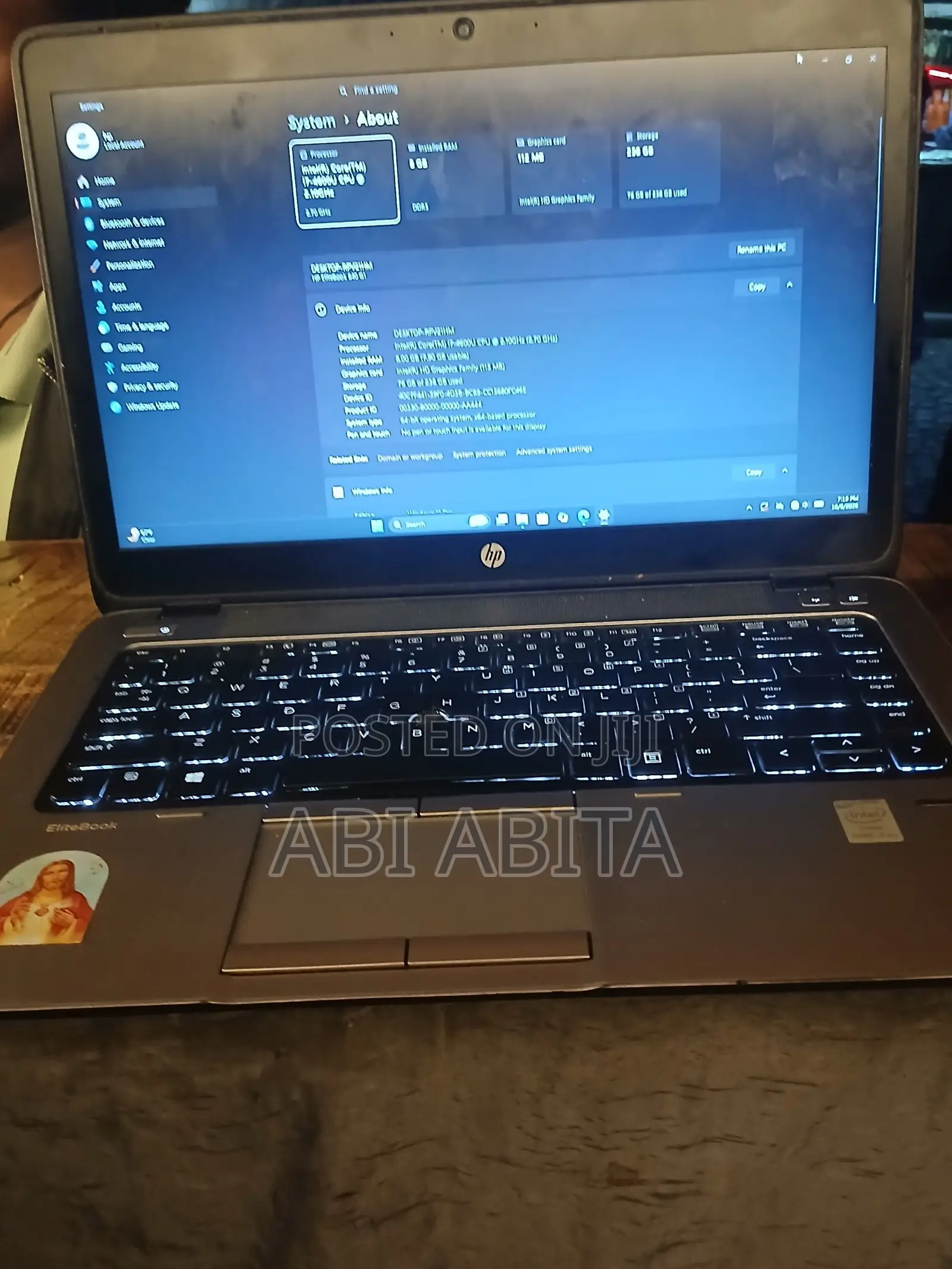 Laptop HP EliteBook 840 8GB Intel Core i7 SSD 256GB