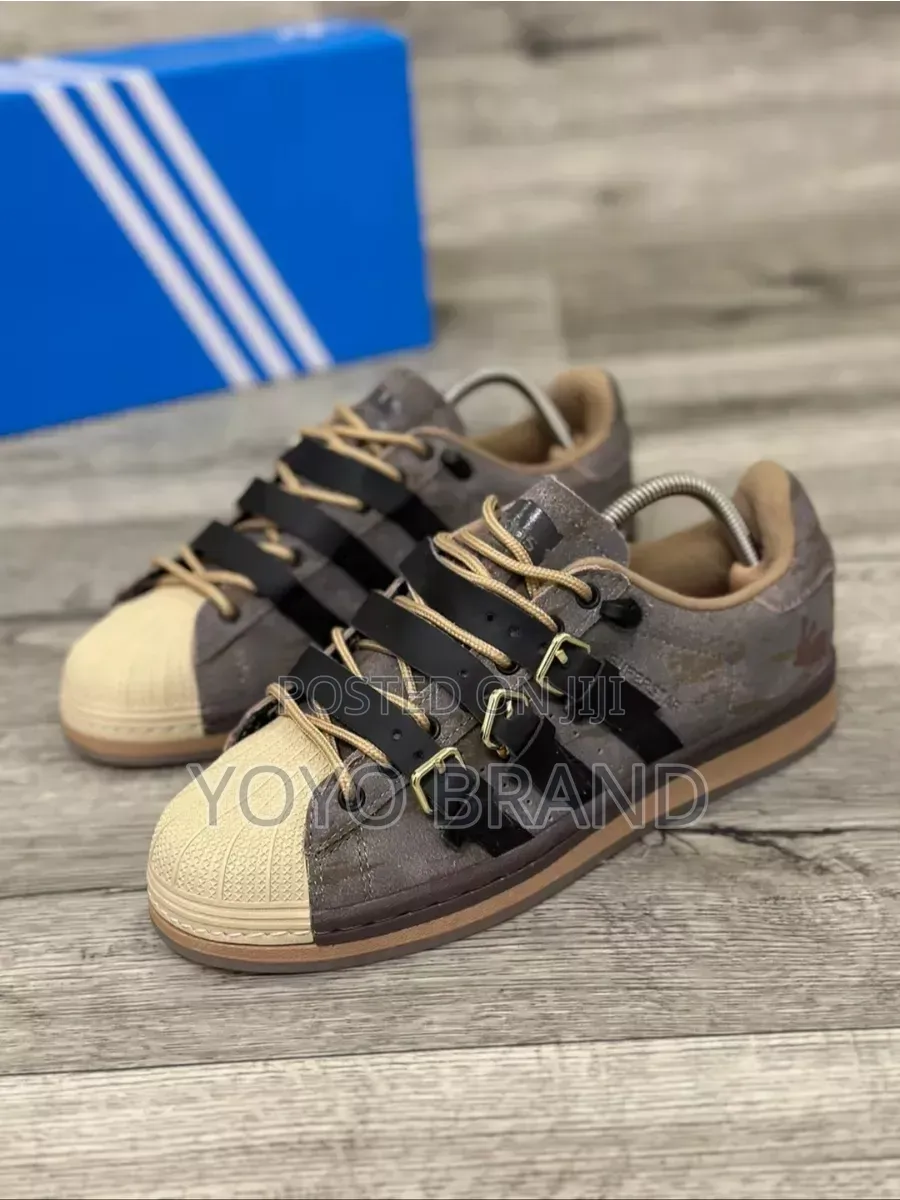 Adidas Original Superstar Karoro Hole 'Brown Black Creamyellow' Shoes