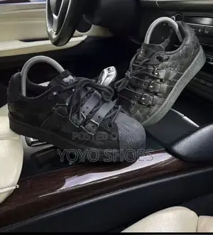 Adidas Superstar "Rabbit Hole" Black Unisex Fashion Sneaker