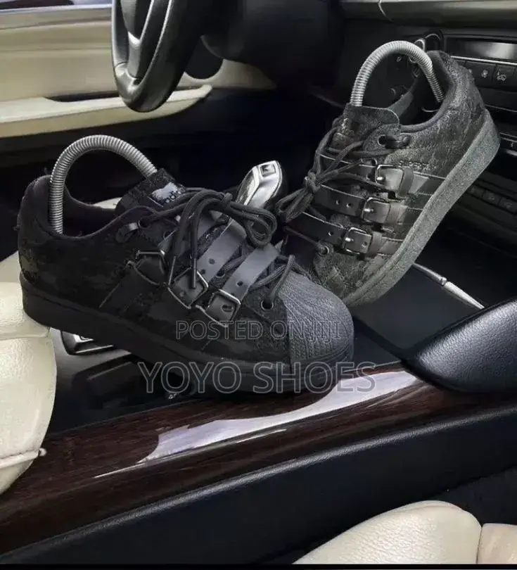 Adidas Superstar "Rabbit Hole" Black Unisex Fashion Sneaker