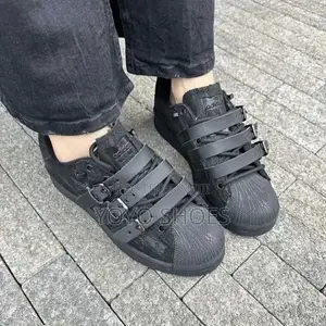 Adidas Superstar "Rabbit Hole" Black Unisex Fashion Sneaker