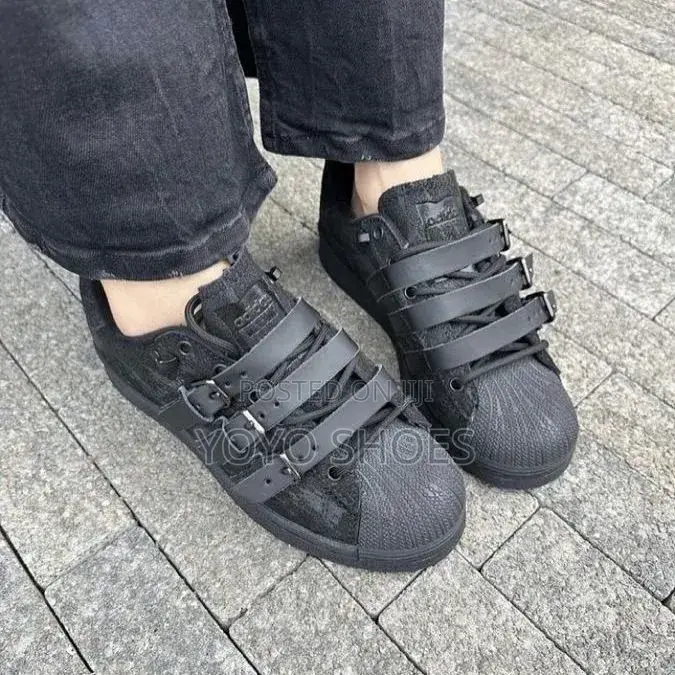 Adidas Superstar "Rabbit Hole" Black Unisex Fashion Sneaker