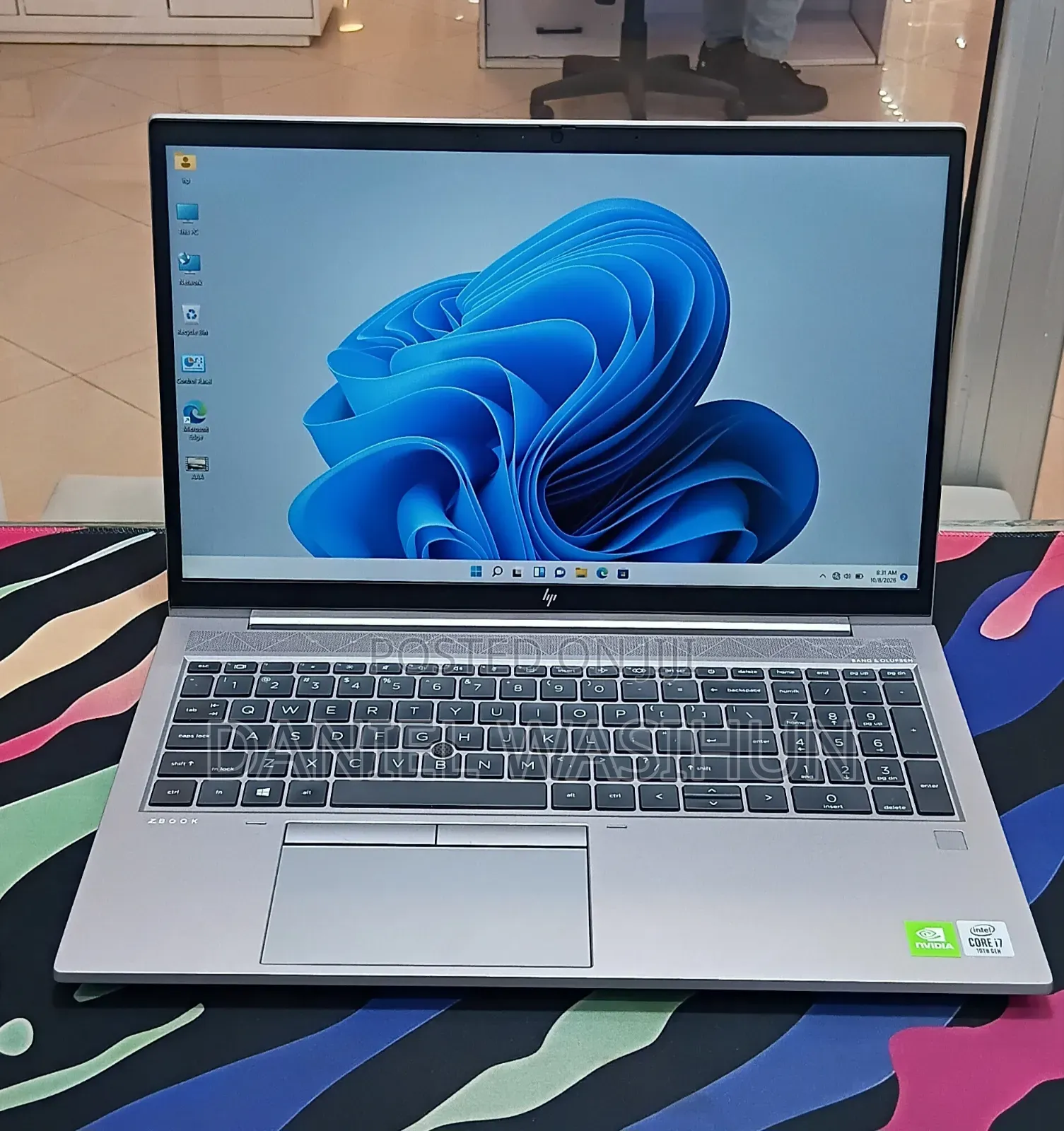 New Laptop HP Zbook Studio G7 16GB Intel Core i7 SSD 512GB