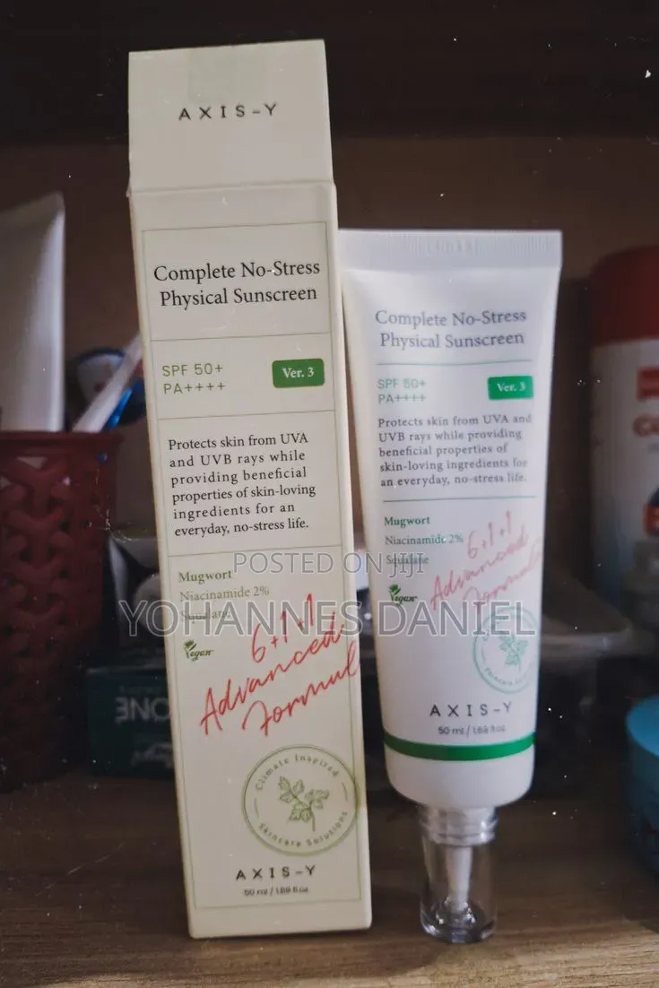 AXIS-Y Complete No-Stress Physical Sunscreen SPF50 – Mineral Sunscreen