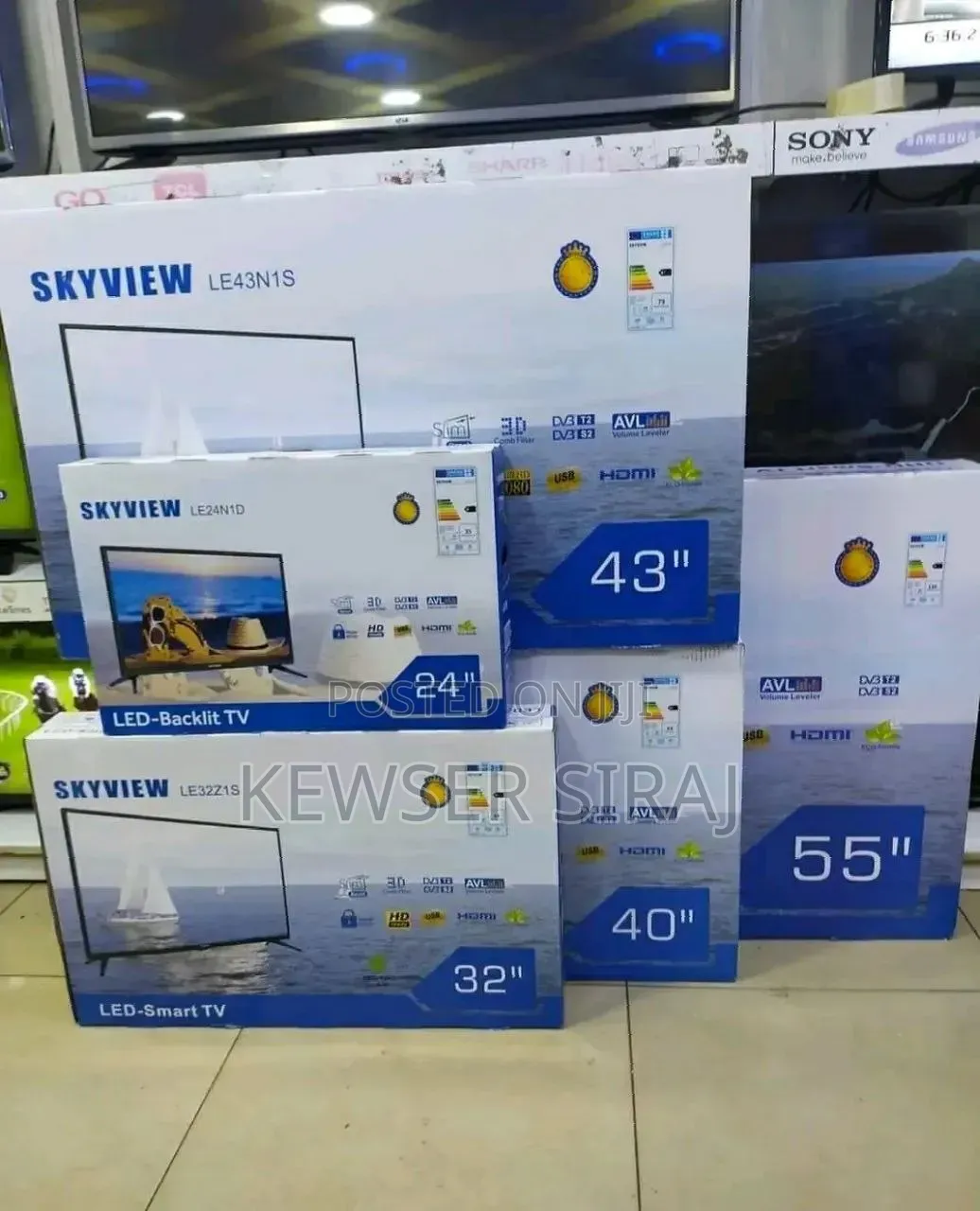Sky View TV 43inche 4k Smart TV