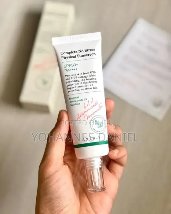 AXIS-Y Complete No-Stress Physical Sunscreen – Daily Face Sunscreen