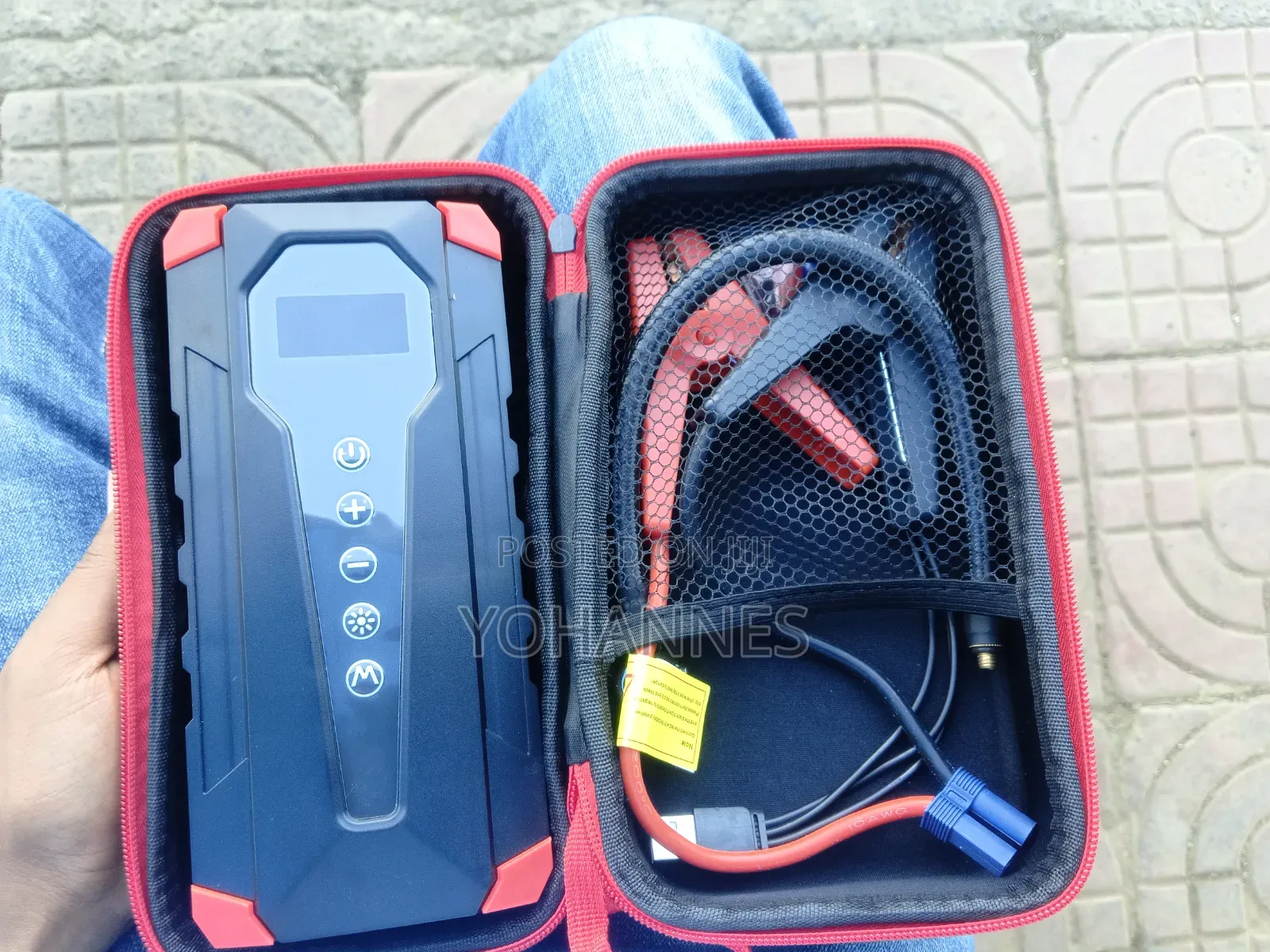 የመኪና ማስነሻ (Jump Starter የጎማ መንፊያ (Compressor)