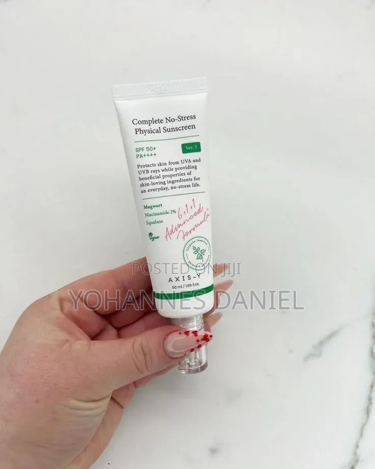 AXIS-Y Complete No-Stress Physical Sunscreen – Mugwort Niacinamide