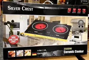 Silver Crest Ceramic Cooker Double Burner– 3500W Electric Stove