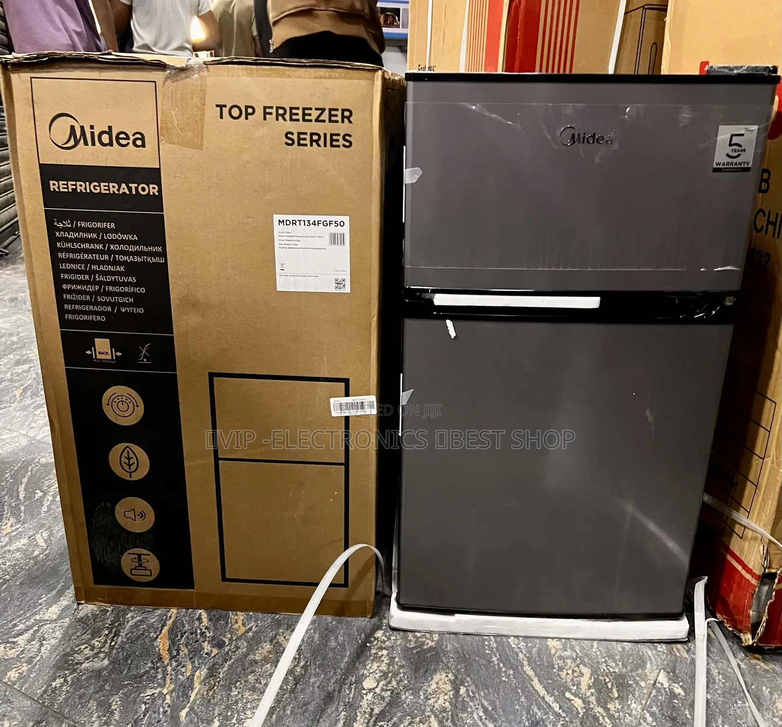 Midea Refrigerator MDRT134 Top Freezer Mini Fridge 👉vip-Electronics