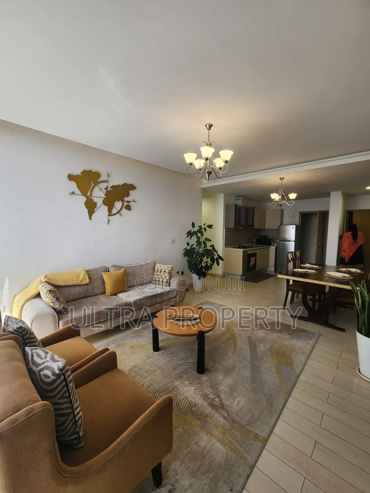 Furnished 2bdrm Apartment in Alsam Real Estate, Bole for rent