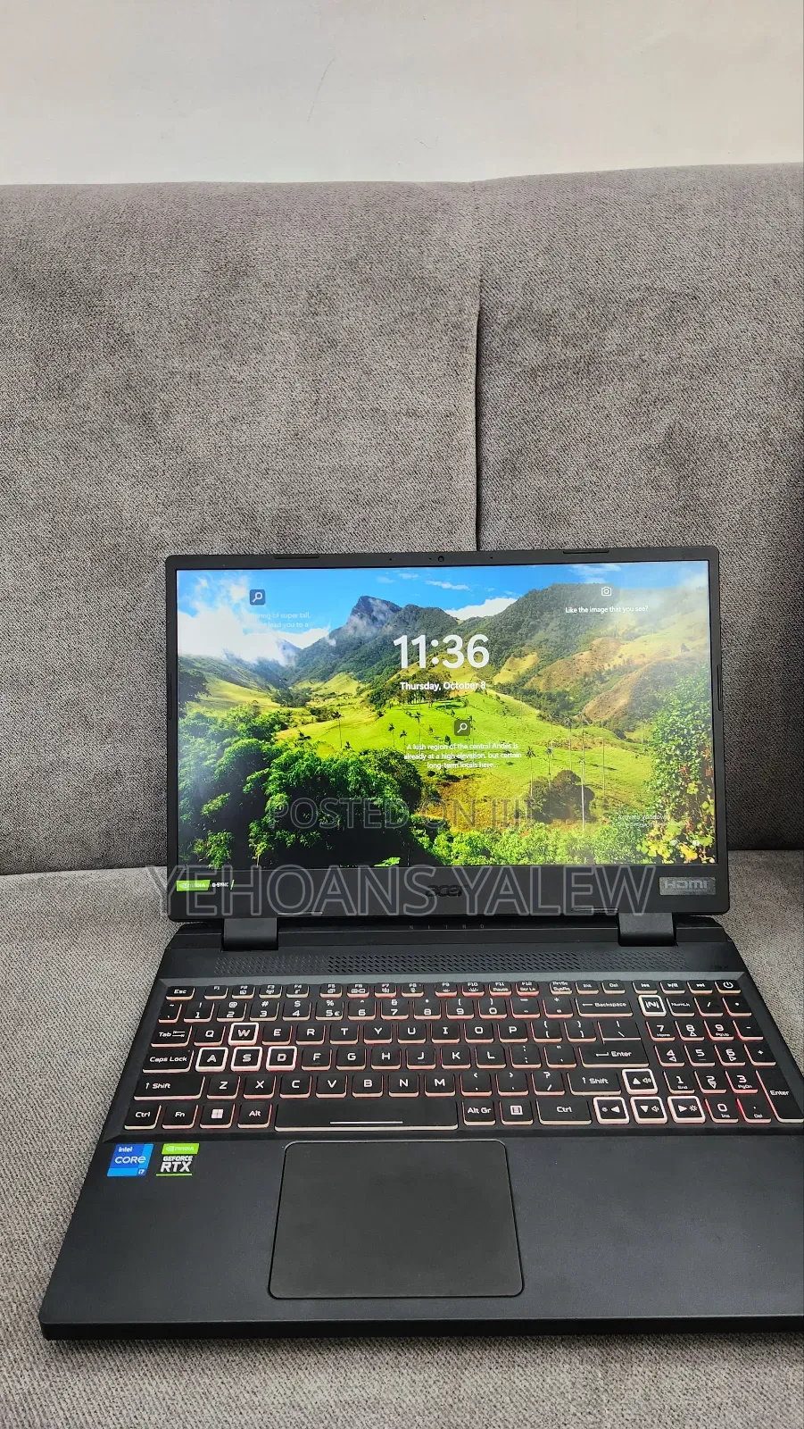 New Laptop Acer Nitro 5 16GB Intel Core i7 SSD 512GB
