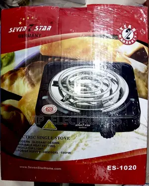 Seven 7 Star Electric Stove – 1000W Single Burner Hot Plate