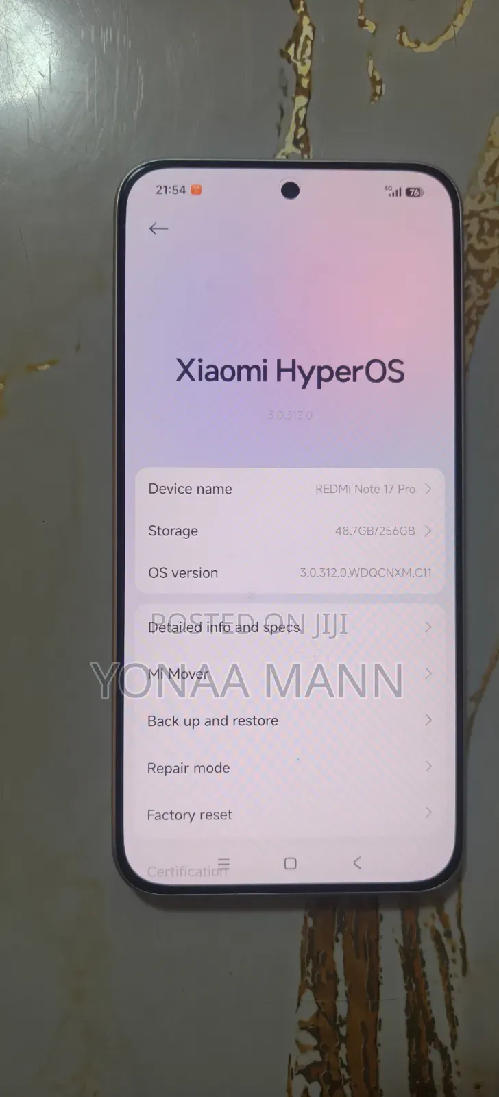 New Xiaomi Redmi Note 17 Pro 256 GB White