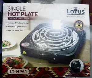 Lotus LT-HPA1 Electric Stove Hot Plate – 1000W Single Portable Stove