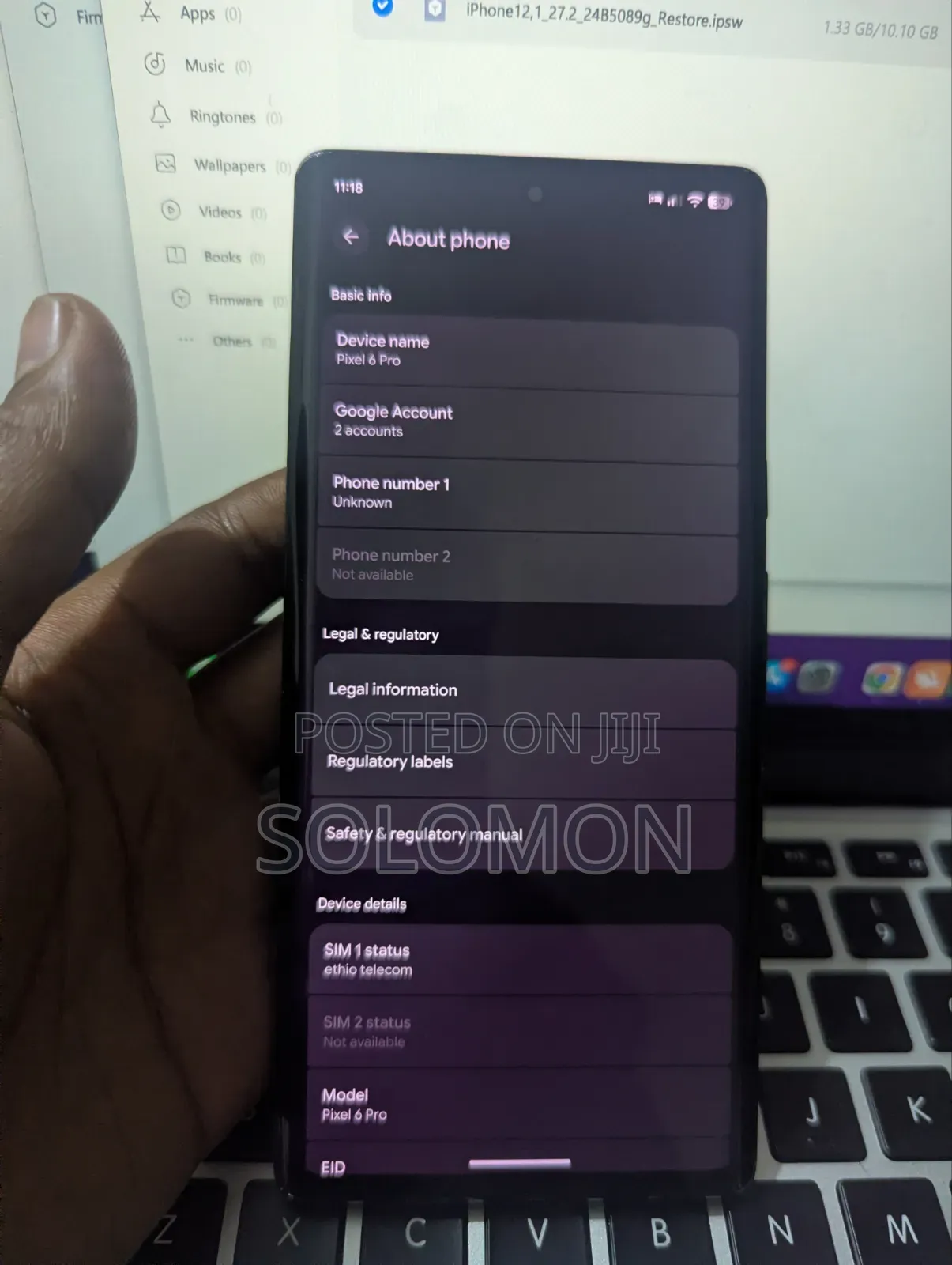 Google Pixel 6 Pro 256 GB Black