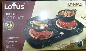 Lotus Electric Stove Double Hot Plate Stove – 2000W Portable Double