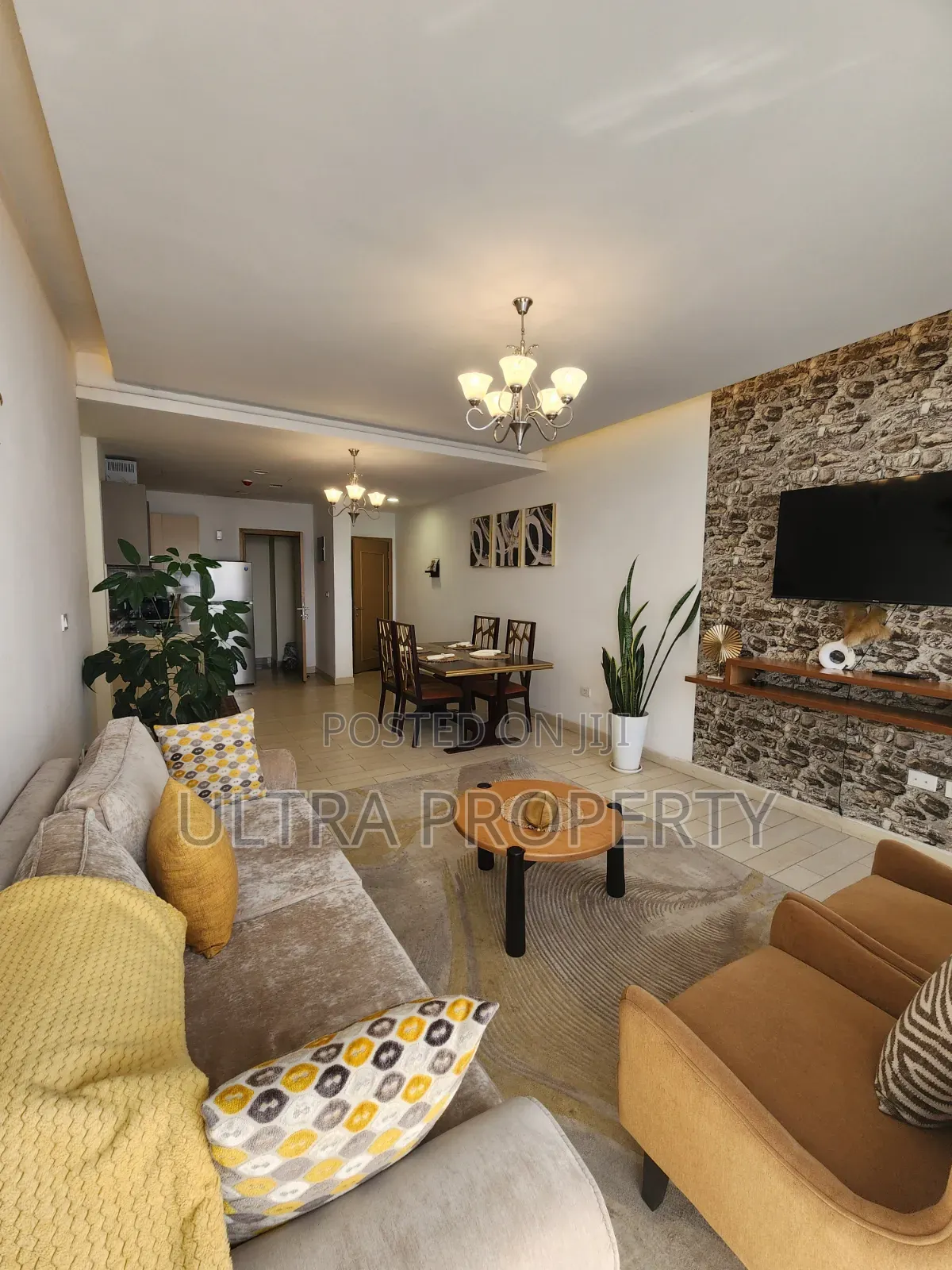 Furnished 2bdrm Apartment in Alsam Real Estate, Bole for rent