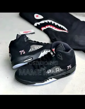 Air#jordan5#Ritro Black